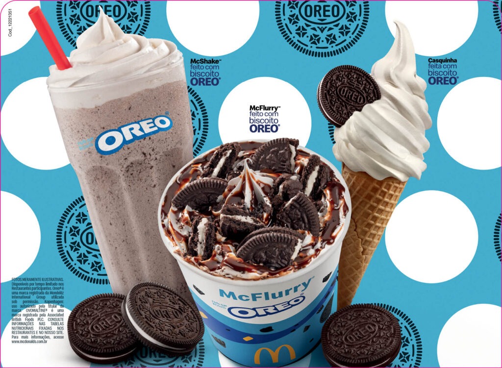 McDonald's lança três novas sobremesas com Oreo