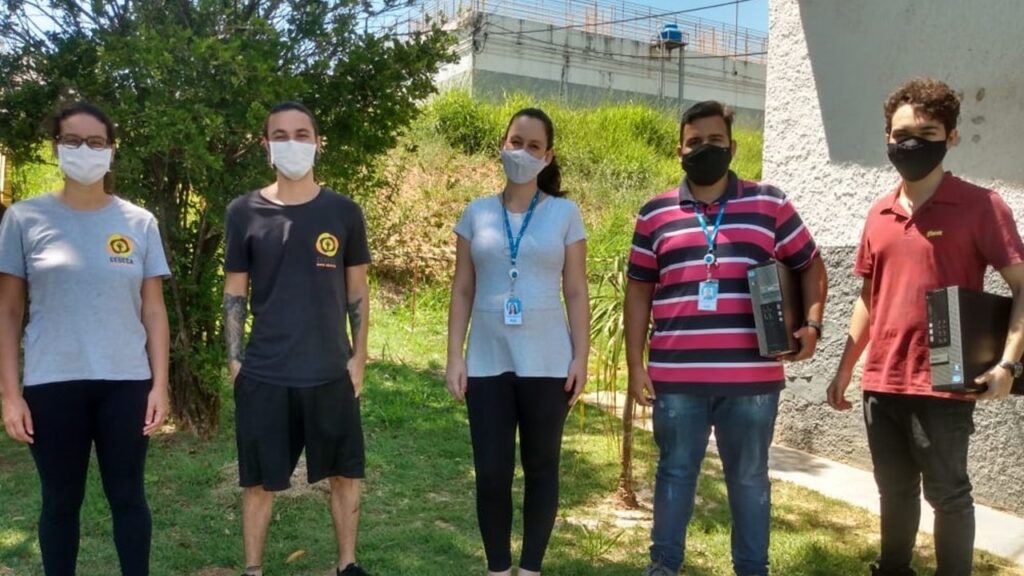 BRK Ambiental realiza doação de computadores para o Cedeca de Limeira