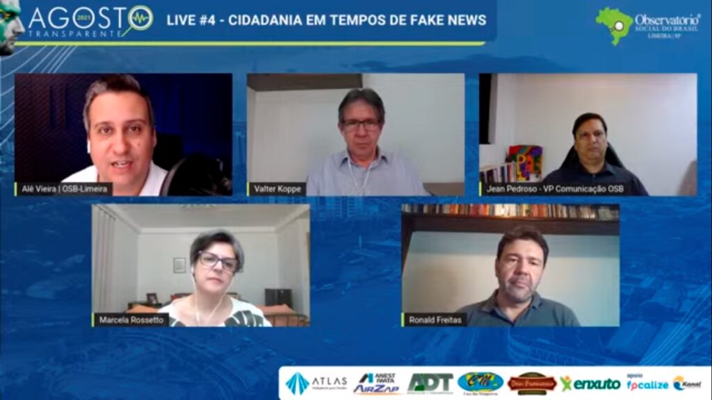 Agosto Transparente termina exaltando educação e atitude cidadã como antídotos contra fake news