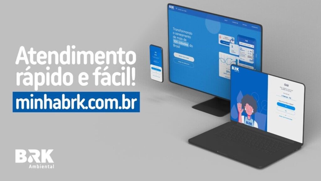 BRK Ambiental apresenta o app Minha BRK aos seus clientes