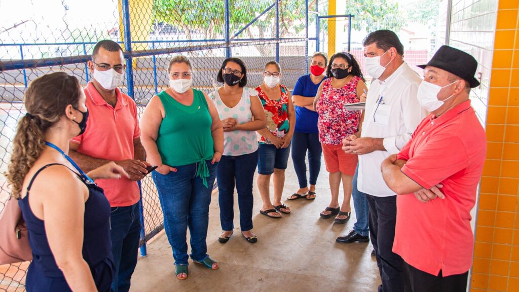 Comissão de Obras da Câmara visita Escola Profa. Maria Madalena, do Santina, em Limeira