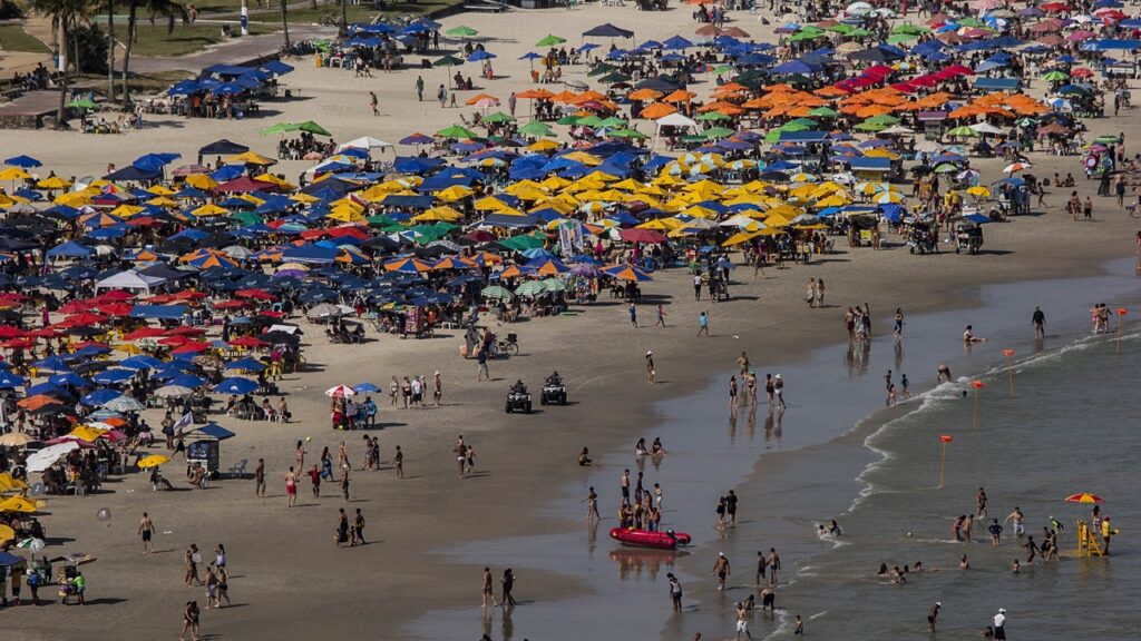 Temperatura pode chegar a 38ºC no litoral paulista nesta terça de Carnaval