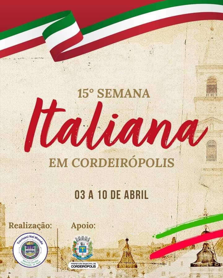 130 anos: Bairro do Cascalho celebra abertura da Semana Italiana