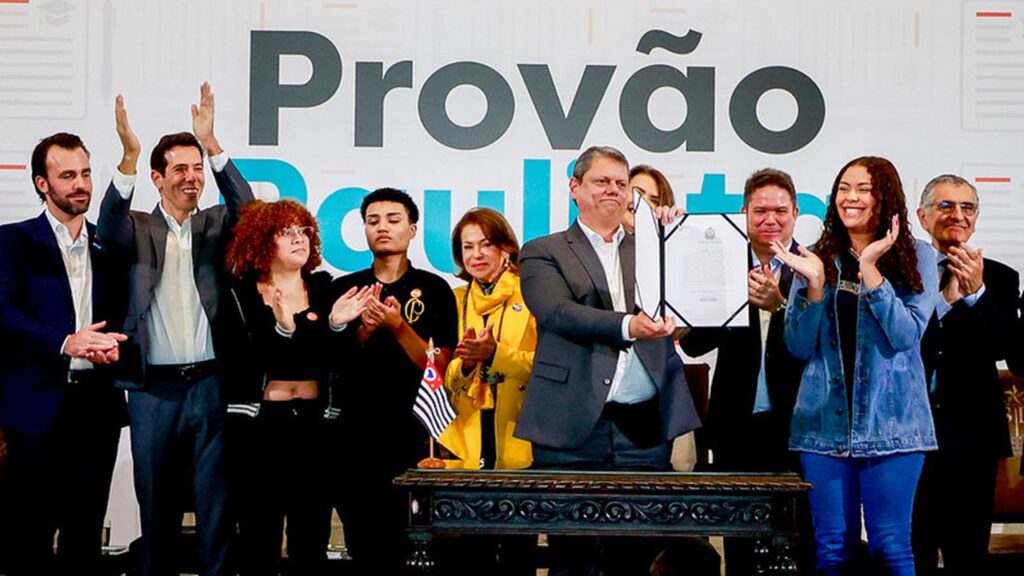 Provão Paulista abre caminho para 13 mil estudantes nas universidades estaduais em 2024 Governador Tarcísio de Freitas dá luz verde para a aplicação de novo exame que permitirá a entrada em universidades como a USP, Unicamp, Unesp, Univesp e Fatecs