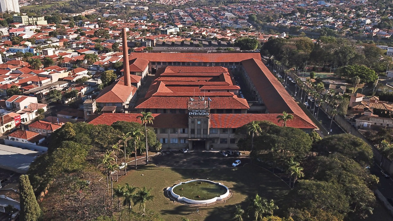 vista aérea do Edifício Prada de Limeira