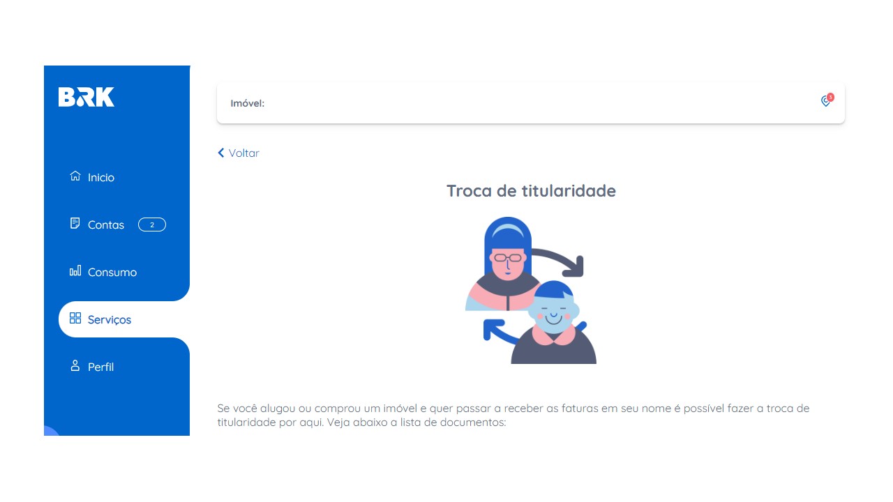 Troca de titularidade na BRK: como realizar o serviço online pela Minha BRK