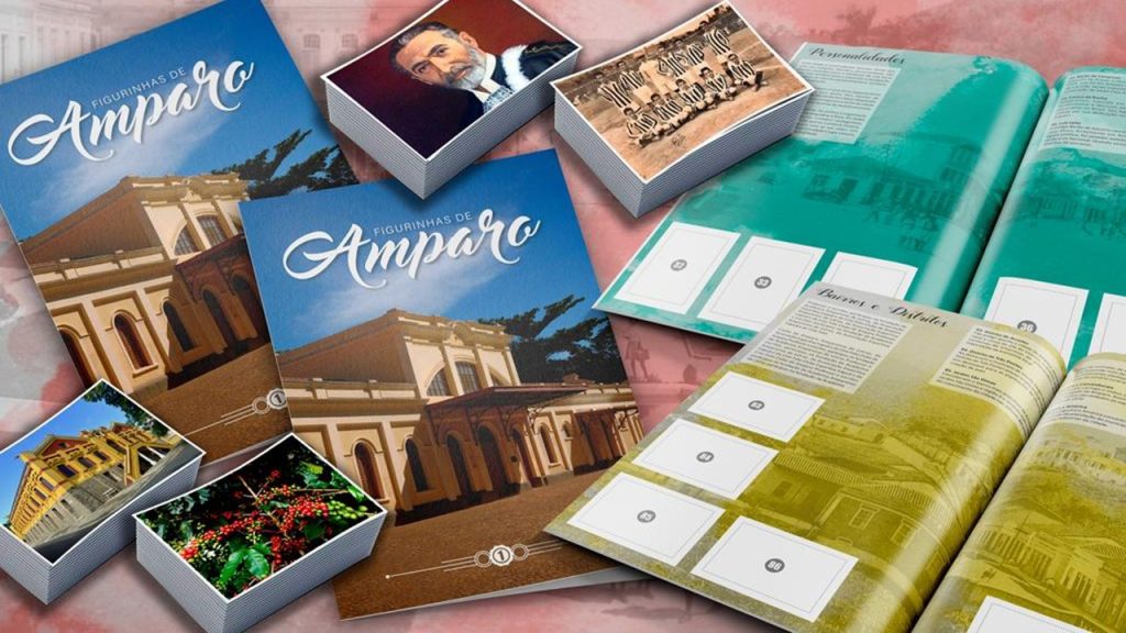Álbum de Figurinhas comemora os 196 anos de Amparo com lançamento inédito
