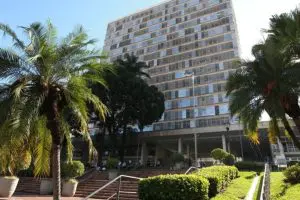 Fachada do Edificio Ouro Verde onde fica a Prefeitura de Campinas