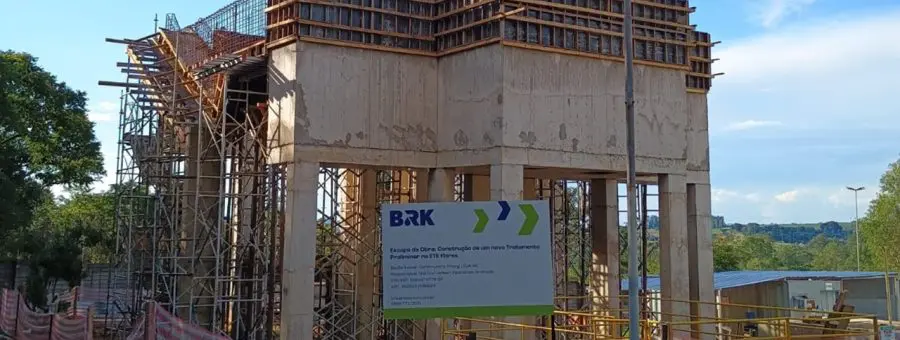 Obras do novo sistema de tratamento na ETE Flores avançam para 53%