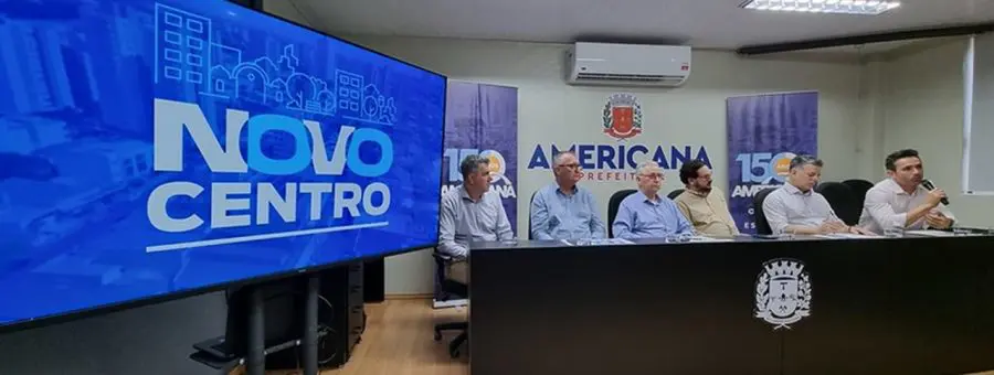 Novo Centro de Americana projeto de requalificação para impulsionar desenvolvimento econômico