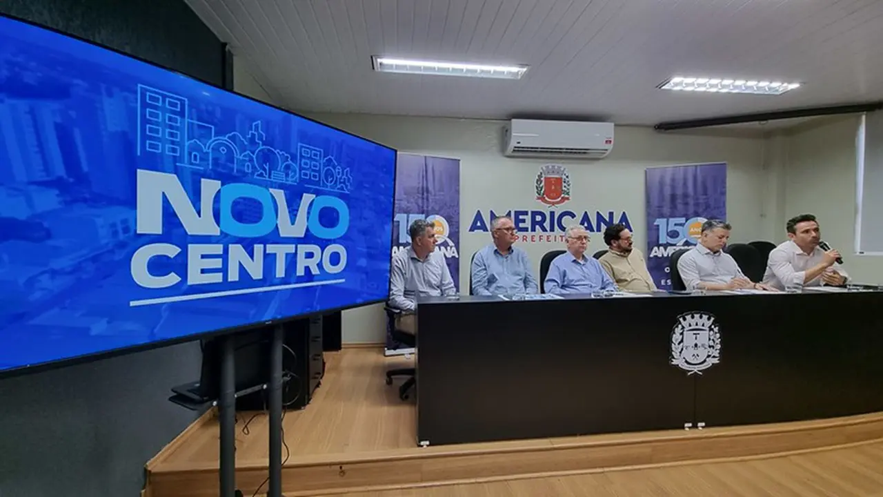 Novo Centro de Americana projeto de requalificação para impulsionar desenvolvimento econômico