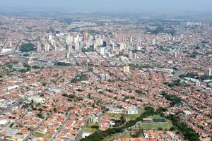 imagem aérea de Limeira